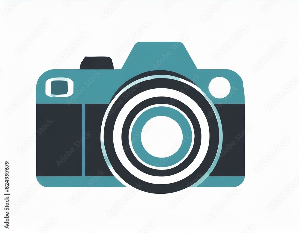 camera icon, vector image on white background, photography camera icon, vector image on white background, photography
