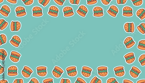postcard. frame. background. pattern. the edge.the meal. sandwich. pizza. fast food. street food. tasty. the restaurant menu.