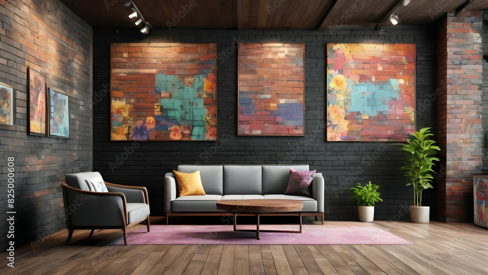 Frame Wall Art Mockup Living Room Frame Wall Art Mockup Living Room