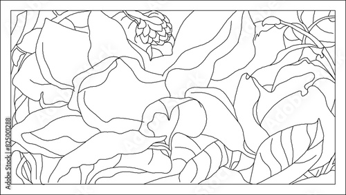 Vector illustration sketch traditional vintage ethnic classic abstract wall decoration painting design drawing 