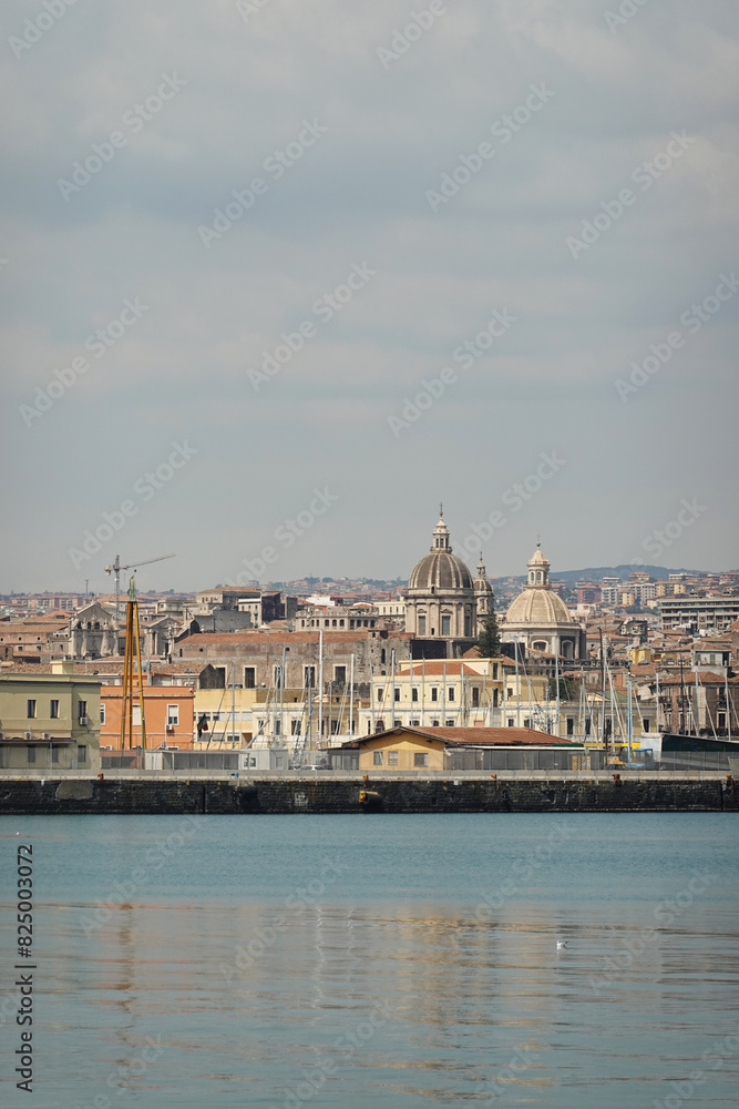 A harbor and a porto in Catania, Italy A harbor and a porto in Catania, Italy