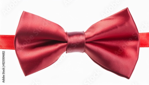 red bow tie isolated