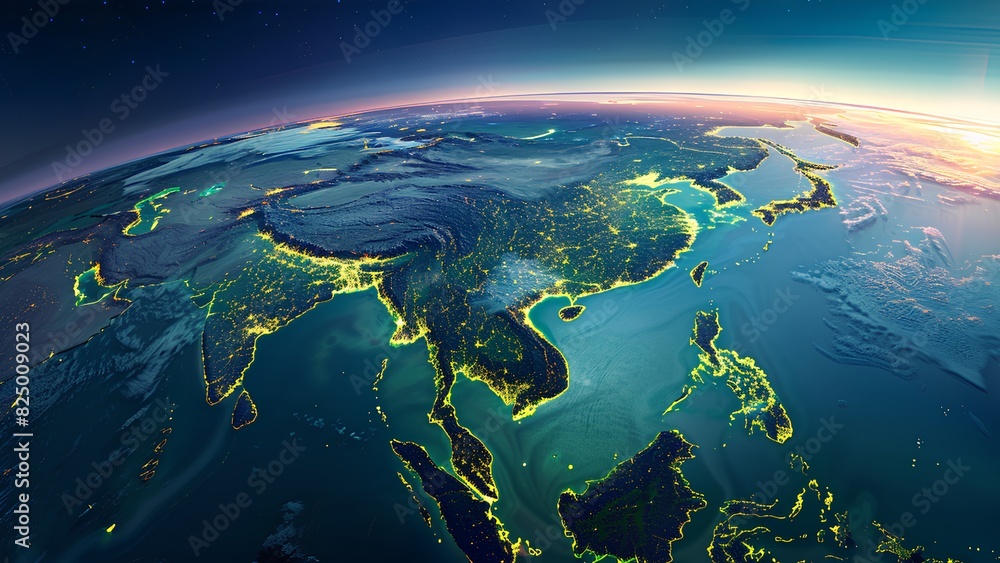 Fototapeta premium earth in space