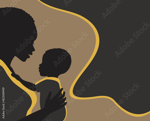 Mother with child - family and maternity