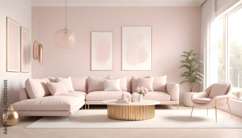 white and gold theme interior modern minimalism photo realism white and gold theme interior modern minimalism photo realism