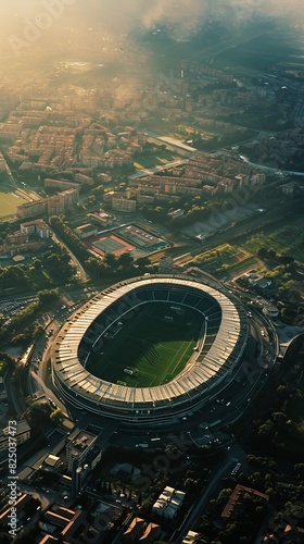 Discover the Majesty: Aerial Views of Urban Landscapes and Soccer Stadiums