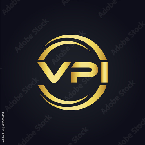 VPI logo. V P I design. White VPI letter. VPI, V P I letter logo design. V P I letter logo design in FIVE, FOUR, THREE, style. letter logo set in one artboard. V P I letter logo vector design.