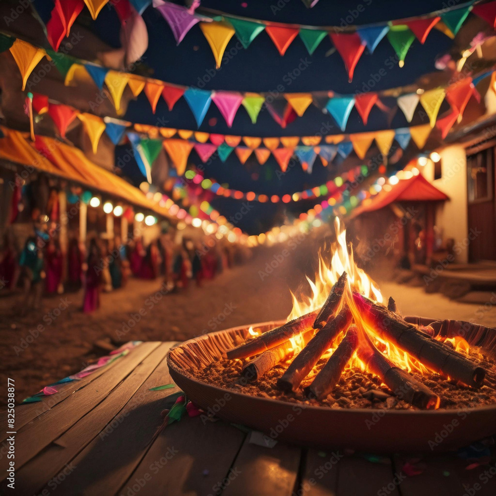 Foto de Fogueira de são joão. Festa Junina. do Stock | Adobe Stock