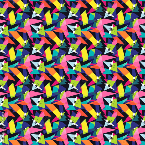 Geometric Colorful Abstract Pattern
