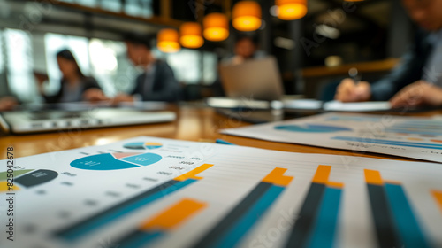 Wallpaper Mural Strategizing Wealth: Financial Experts Navigate Diversification in Lavish Boardroom Summit Torontodigital.ca