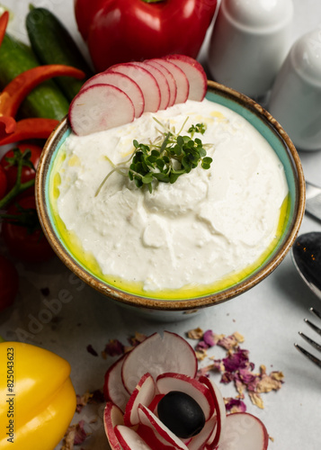yogurt sauce dish