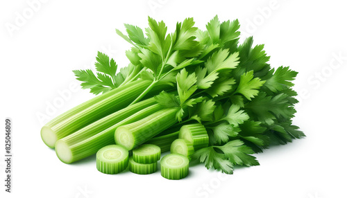 Raw celery healthy eating photo