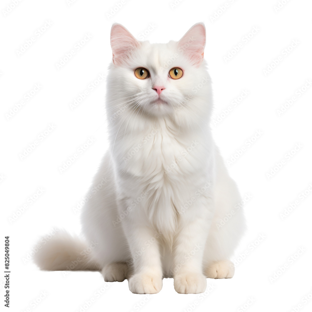 cute cat looking isolated on white cute cat looking isolated on white