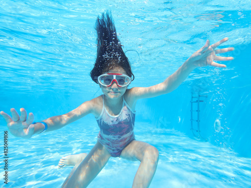 kids swimming in pool