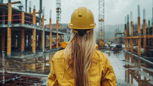 The woman architect in a jacket © Taras Vykhopen