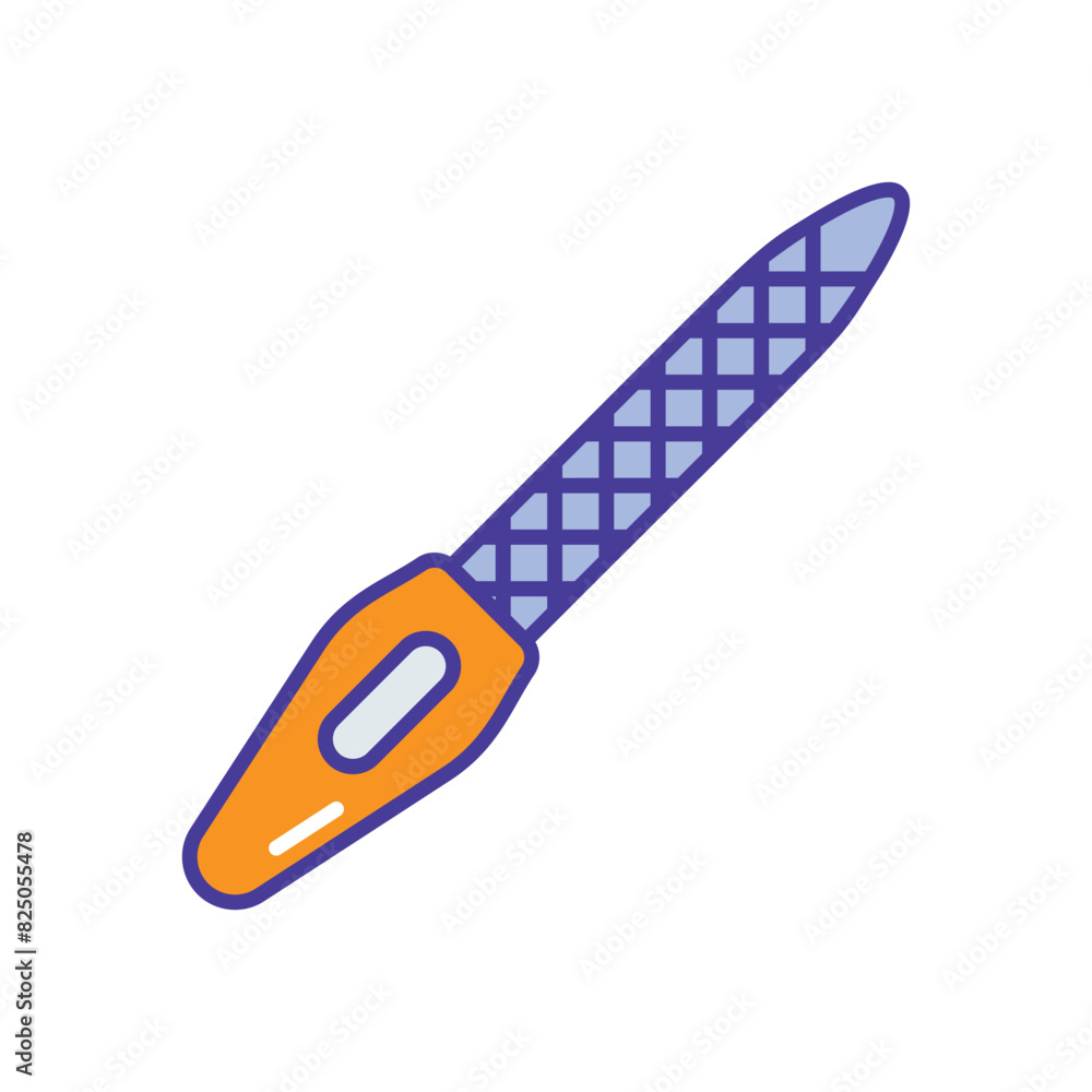 Nail File vector icon Nail File vector icon