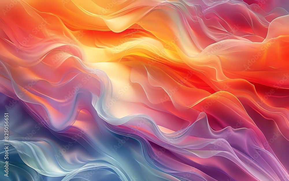 Obraz premium abstract wave background with beautiful colors