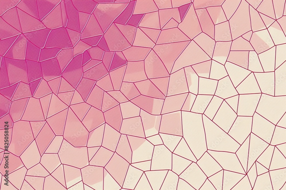 Seamless vector pattern: Pastel pink foil triangles and lines with a soft, shimmering blush glow, bold lines, and a minimalist design on a flat color background. Seamless vector pattern: Pastel pink foil triangles and lines with a soft, shimmering blush glow, bold lines, and a minimalist design on a flat color background.