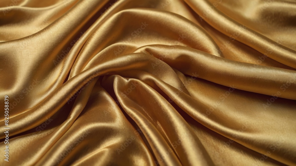 Fototapeta premium Золотая шелковая ткань