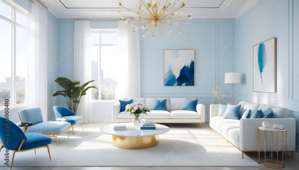 white and gold theme interior modern minimalism photo realism white and gold theme interior modern minimalism photo realism