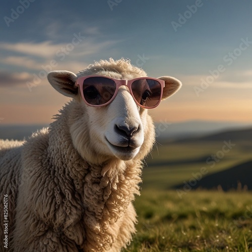 sheep with sunglasses © Spark Studio