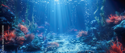 Unreal Engine 3D Unfamiliar Underwater Life Exploration  Deep_Sea_Environment  Color_Changing_Octopi_Creatures  Oxygen_Rebreathers_Technology  Documentary_Filming_Exploration 
