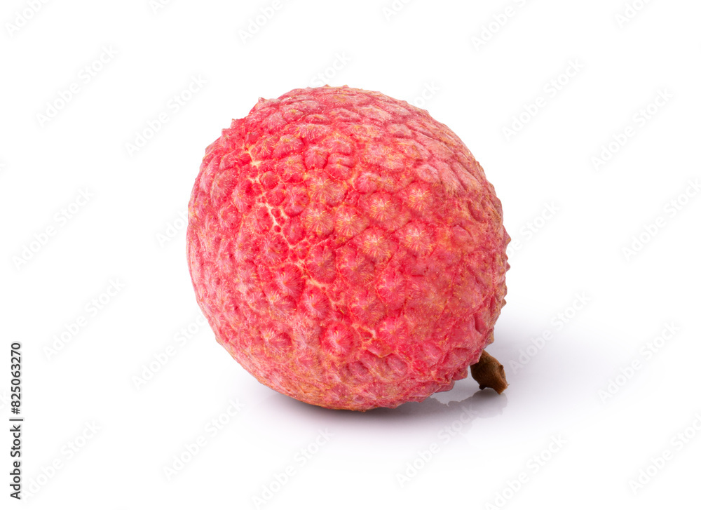 Lychee fruit on white Lychee fruit on white
