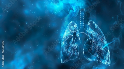 肺の3DCGイメージ01 photo