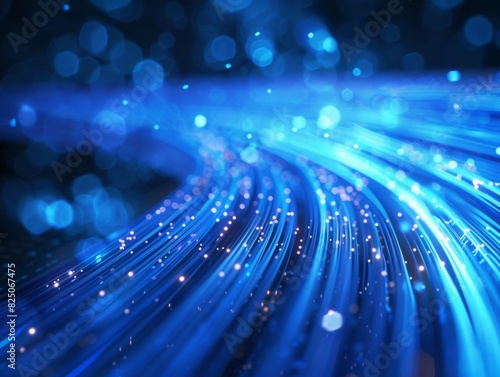  light streak, fiber optic, speed line, futuristic background for 5g or 6g technology wireless data transmission, high-speed internet in abstract