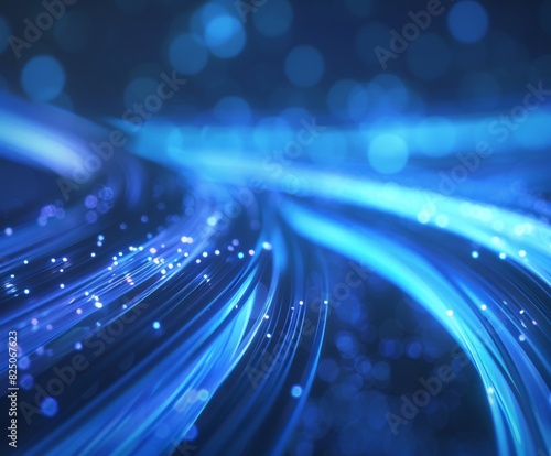 light streak, fiber optic, speed line, futuristic background for 5g or 6g technology wireless data transmission, high-speed internet in abstract	