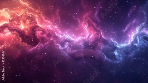 An abstract galaxy background that uses a blend of vibrant colors and subtle gradients to create a sense of depth and movement  inviting the viewer to explore its depths.