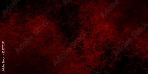 Dark Red horror scary background. Dark grunge red texture concrete. Dark red grungy background or texture.