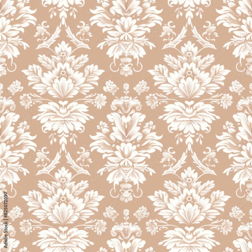 Victorian Lace Seamless Pattern with Detailed Floral Design
Victorian Lace Seamless Pattern with Detailed Floral Design