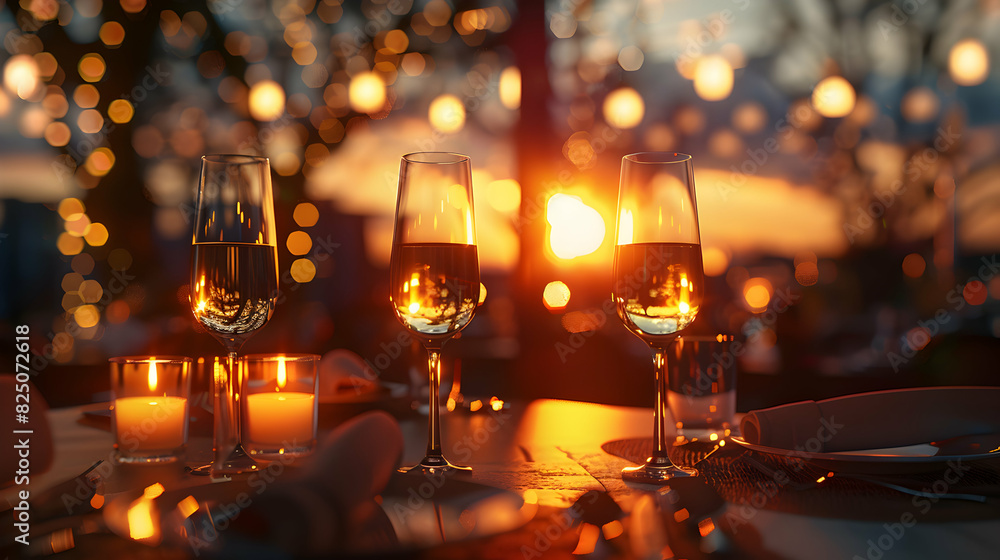 A Glossy Romantic Dining Experience: Abstract Digital Art Symbolizing Elegance and Intimacy for Couples Dinner. A Glossy Romantic Dining Experience: Abstract Digital Art Symbolizing Elegance and Intimacy for Couples Dinner.