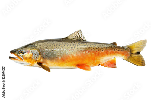 char fish isolated on transparent background