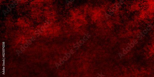 Dark Red horror scary background. Dark grunge red texture concrete. Dark red grungy background or texture.