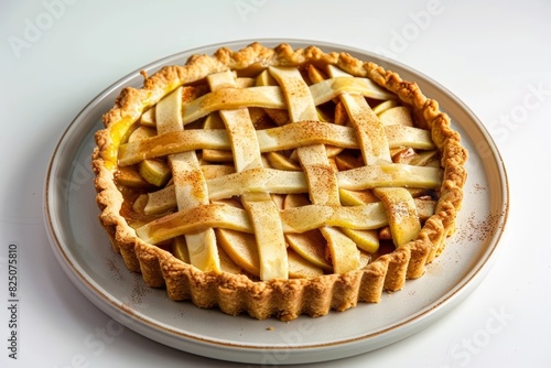 Mouthwatering Apple Crostata with Perfectly Sliced Apples photo