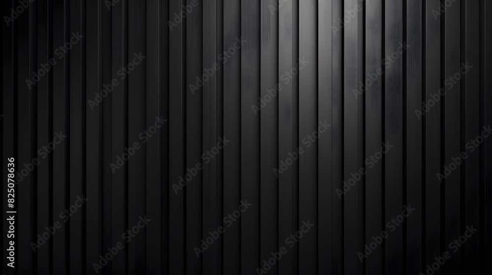 Black background with vertical lines, a gradient, light and shadow, simple, dark gray, symmetrical composition, vertical stripes of different sizes. mystery and elegance.
Black background with vertical lines, a gradient, light and shadow, simple, dark gray, symmetrical composition, vertical stripes of different sizes. mystery and elegance.