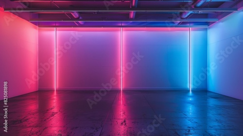 abstract neon with copy space