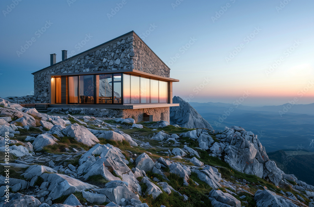 Fototapeta premium hut on the beach