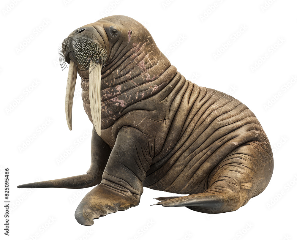Fototapeta premium walrus isolated on a transparent background