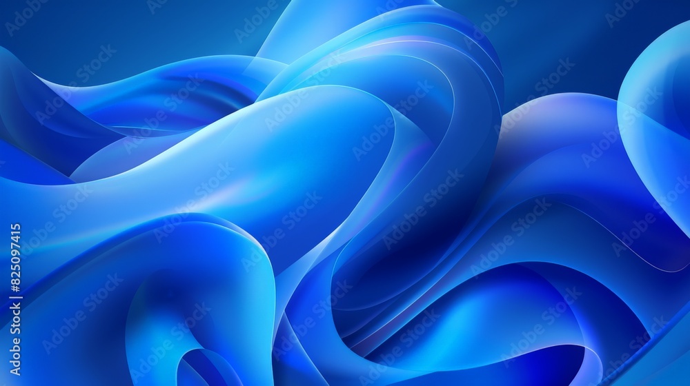 glowing blue wavy abstract glowing blue wavy abstract