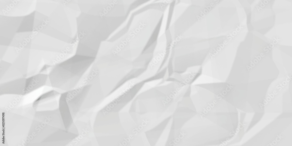 Obraz premium White fabric background. white crumpled paper background texture pattern overlay. wrinkled high resolution arts craft and Seamless white crumpled paper. 