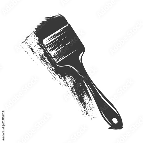 Silhouette brush for painting walls black color only