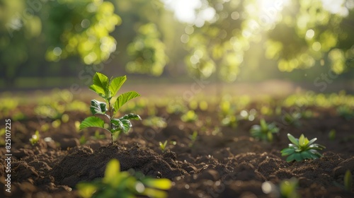Wallpaper Mural Good morning, we prepared soil and equipment for planting trees. Torontodigital.ca