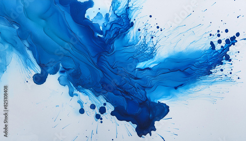 blue abstract watercolor background