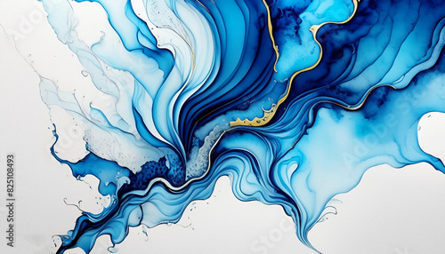 blue abstract watercolor background
