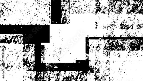 Wallpaper Mural Grunge effect isolated on white background. Torontodigital.ca