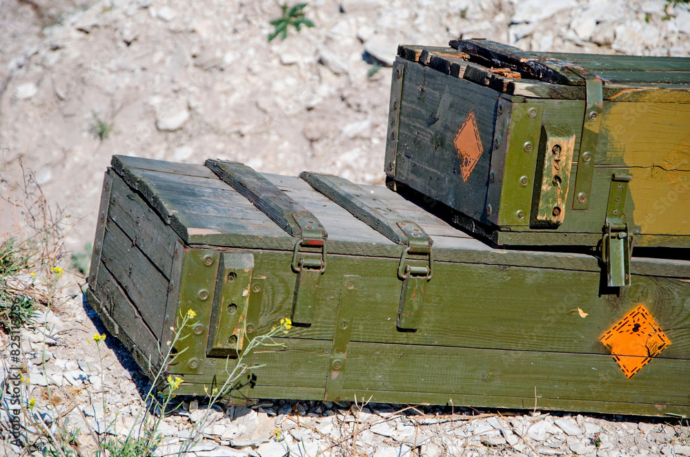 Scatola In Legno Per Munizioni Esercito URSS – Originale, Usata, Made In Poland, Cartolina Inclusa
