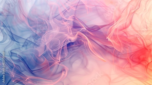 Abstract smoke texture with swirling patterns and gradient colors, background image © seksun